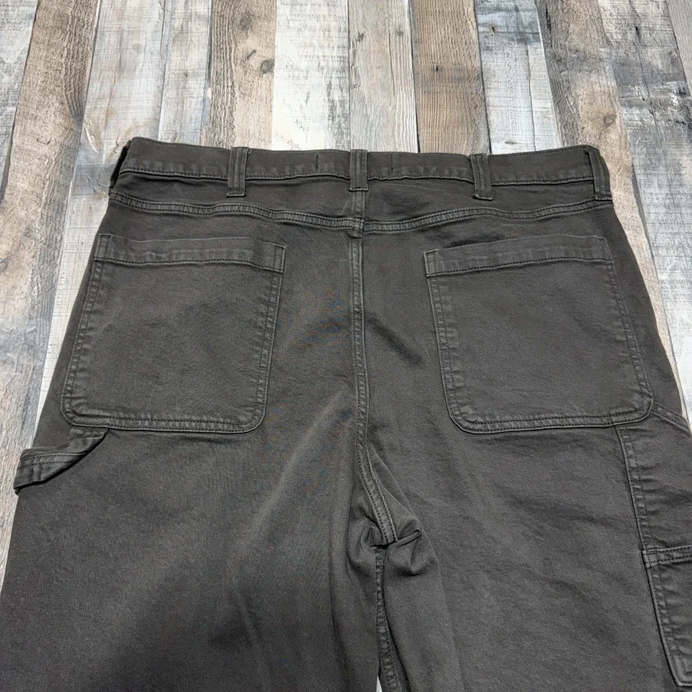 Hollister Pants‎ Men 36x32 Brown Baggy Carpenter Y2K Streetwear Casual Grunge
